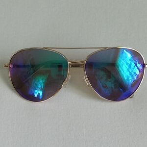 Sunsentials By Foster Grant Reflective Aviator Sunglasses